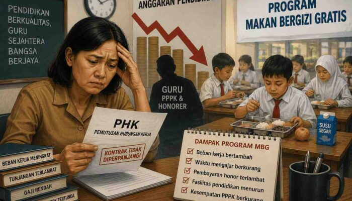 P2G Ungkap Dugaan Dampak MBG: Guru PPPK dan Honorer Alami PHK hingga Penurunan Penghasilan